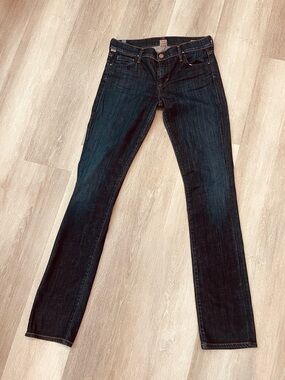 Citizens Of Humanity Loe Rise Dark Blue Straight Leg Jeans “Ava” 28